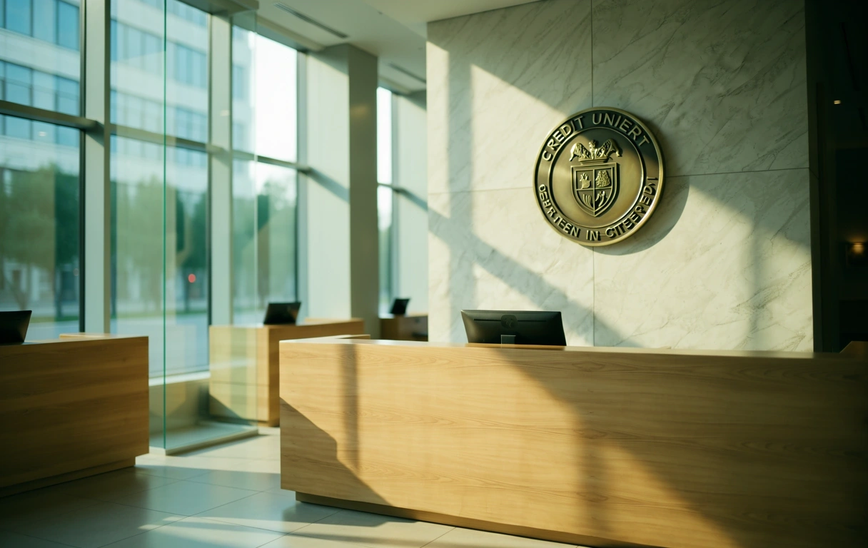 Professional banking environment at Veridian